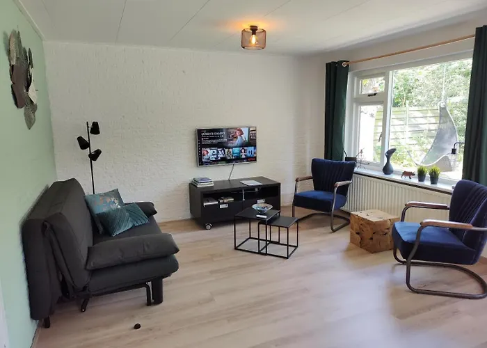 Met Privetuin Op Rustig Bospark Veluwe Nyaraló